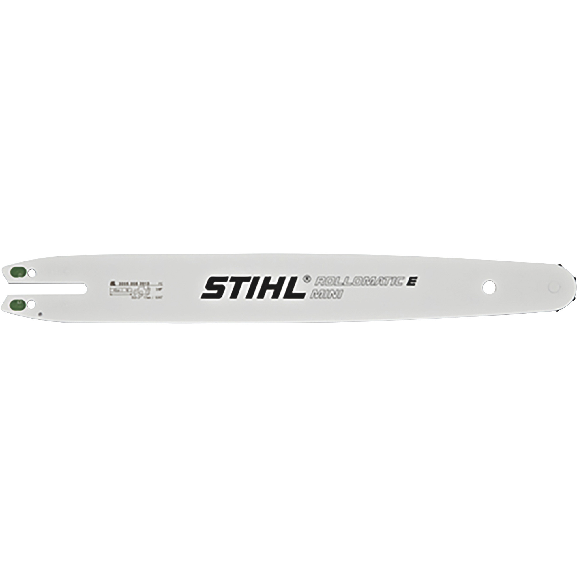 STIHL ROLLOMATIC E Slim Chainsaw Bar, 14in.L, 3/8in. PICCO x 0.043in. Nose Sprocket, Model# 3005 008 3909